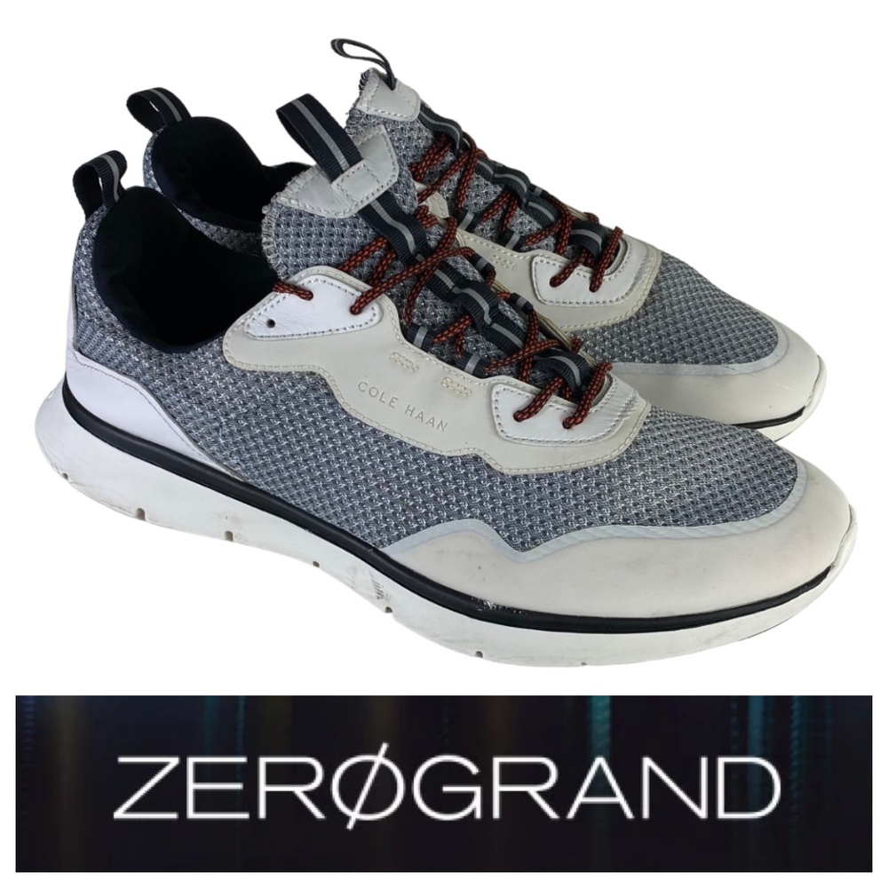Cole Haan Zerogrand Mens Sz 12 Sneakers Trainers Shoes Nimbus Cloud White Black - Picture 3 of 7